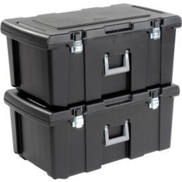 Sterilite Footlocker Wheeled Storage Tote 22 Gallon 31-1/8x17-1/2x13-7/8 18429001